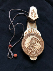 Jews harp - Kazakh decorative shapes with cases - excellent.