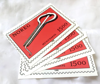 Jaw harp postcards