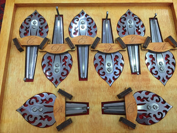 JEWS HARPs - Glazryn diatonic set in wooden case.