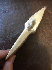 Bronze Age looped Palstave axe head replica. Life size.