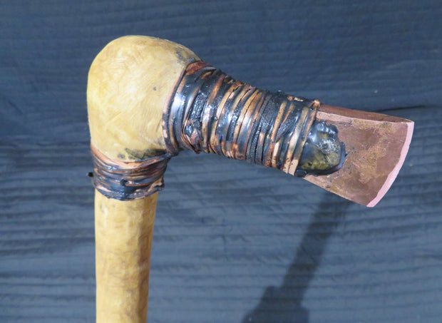 Otzi axe replica. Copper hand axe